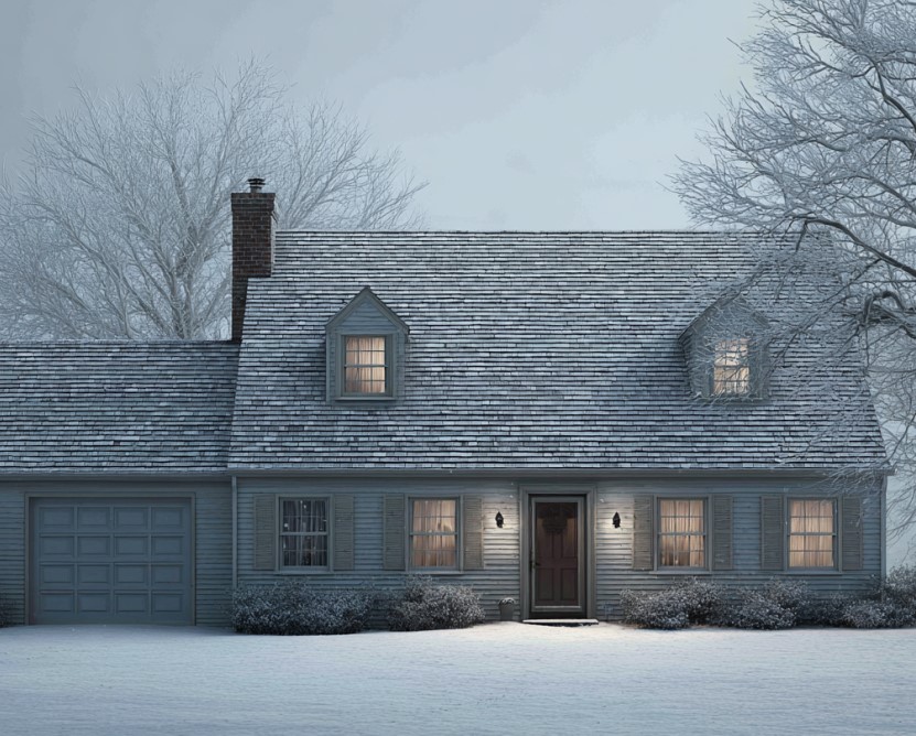 winter roof replacement in Illinois